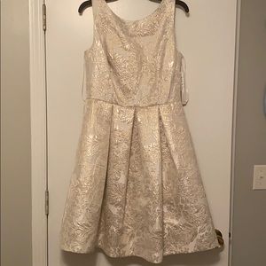 Beautiful NWT champagne gold dress